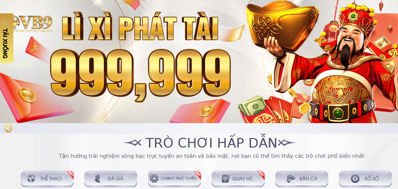 Sản phẩm cá cược casino online uy tín nhà cái VB9