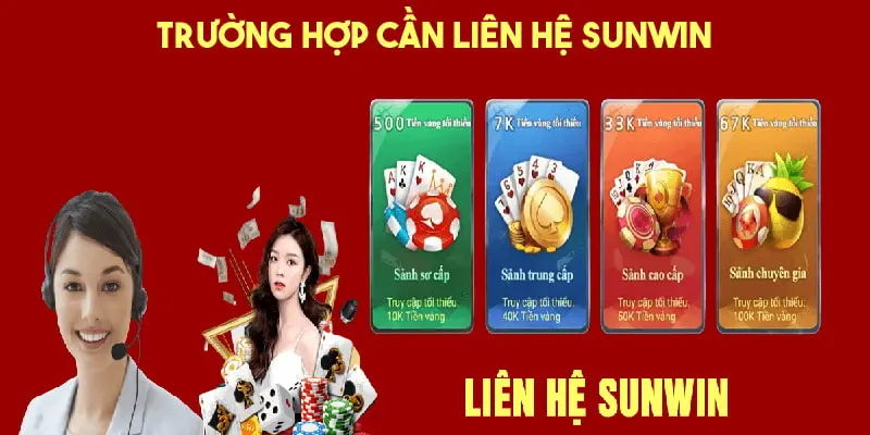 Khi nào thì hội viên sẽ cần liên hệ Sunwin?